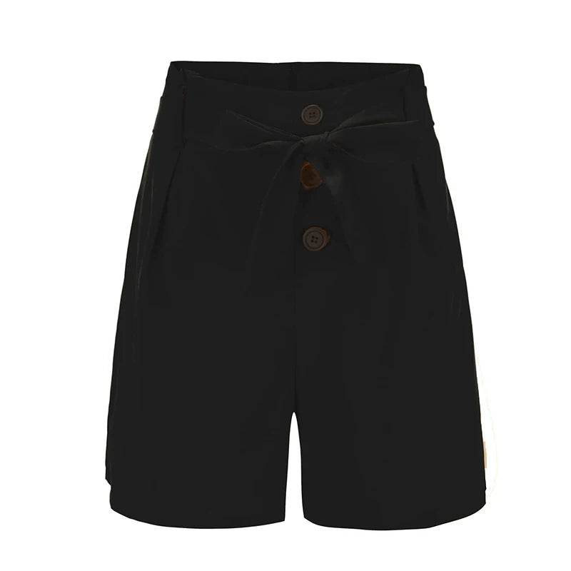 Button Front Tie Shorts - P12 Hub Europe