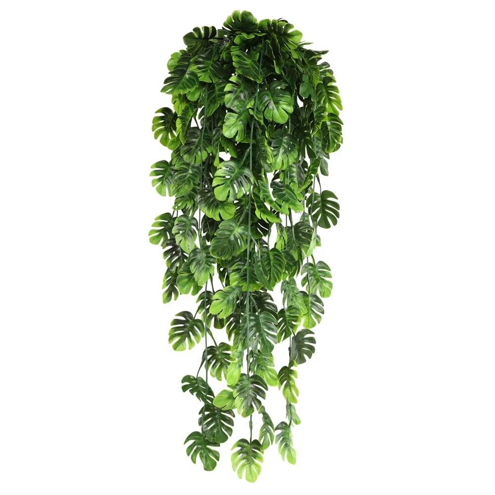 90cm Persian fern Leaves Vines Home Room Decor Hanging Artificial Plant Plastic Leaf Grass Wedding Party Wall Balcony Decoration - P12 Hub Europe