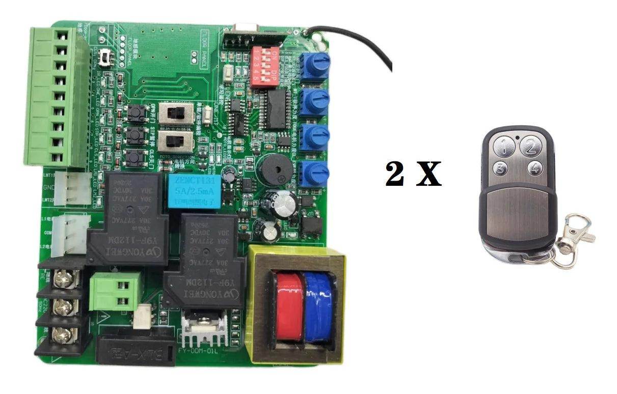 220V AC Garage/Sliding Door Control Panel | Magnetic/Spring Limit, Delay - P12 Hub Europe