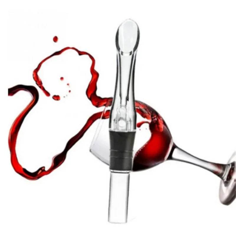 Acrylic Wine Aerator Pourer Premium Aerating Pourer Red Wine Decanter Cap Spout Stopper Bottle Mouth Dispenser Decanter Spout - P12 Hub Europe