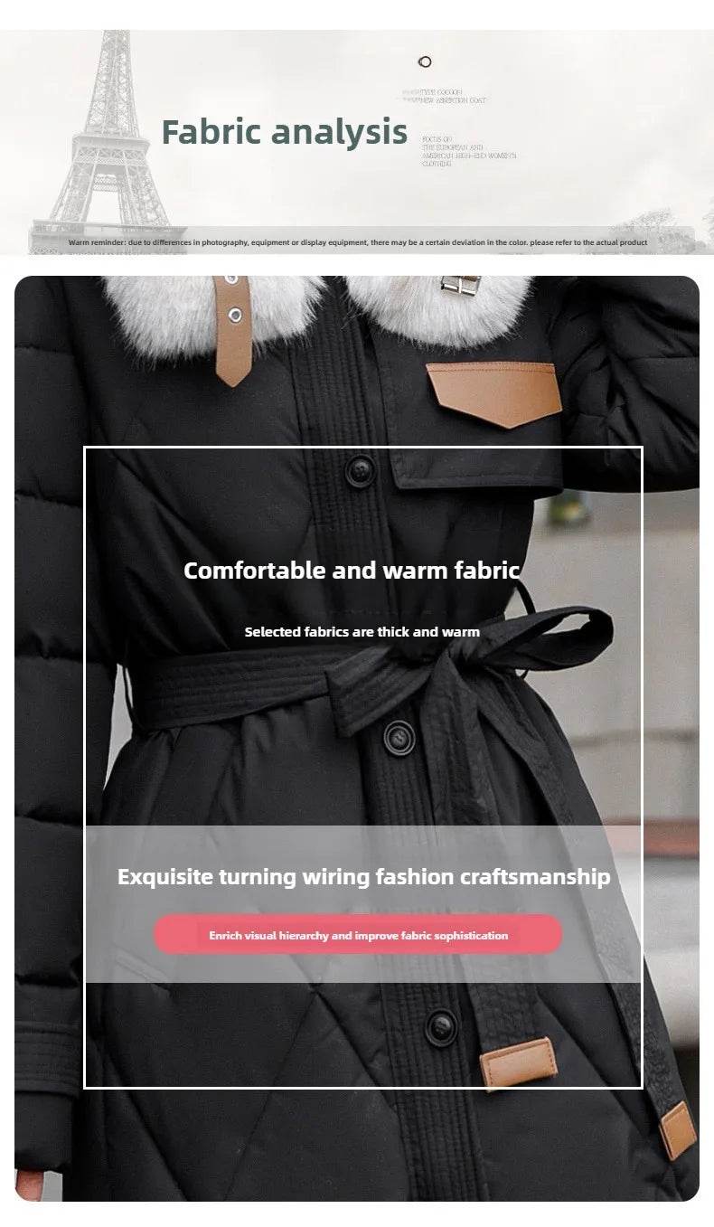 Long Slim Warm Winter Parka - P12 Hub Europe