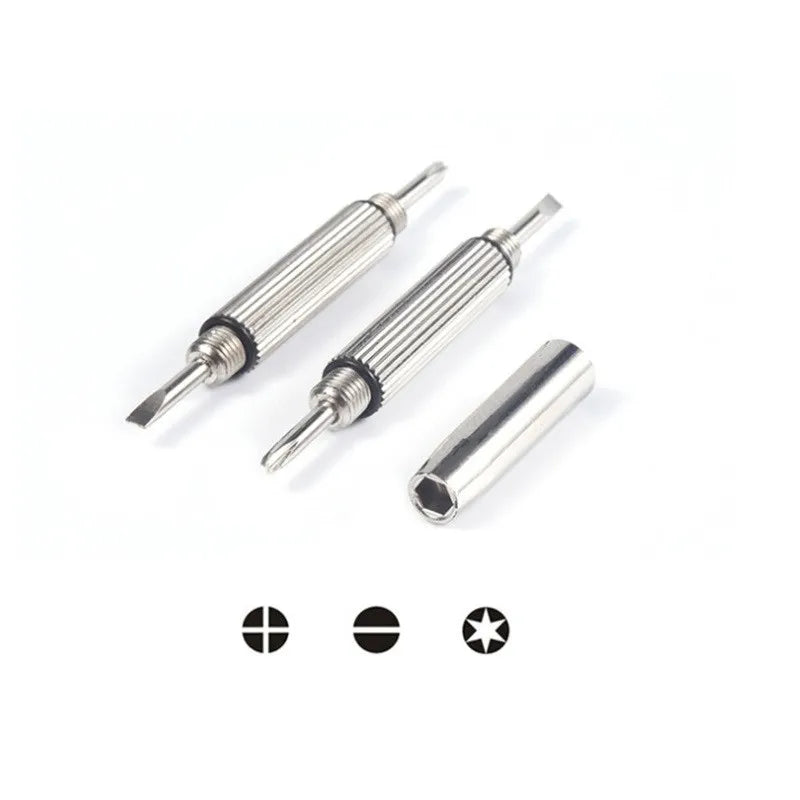 Multifunctional Mini Screwdriver 3in1 Screw Driver Glasses Phone Watch Screw Repair Tool Keyring Key Chain