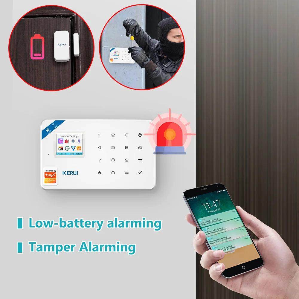 Alarm Smart KERUI W181 WiFi GSM Tuya - P12 Hub Europe