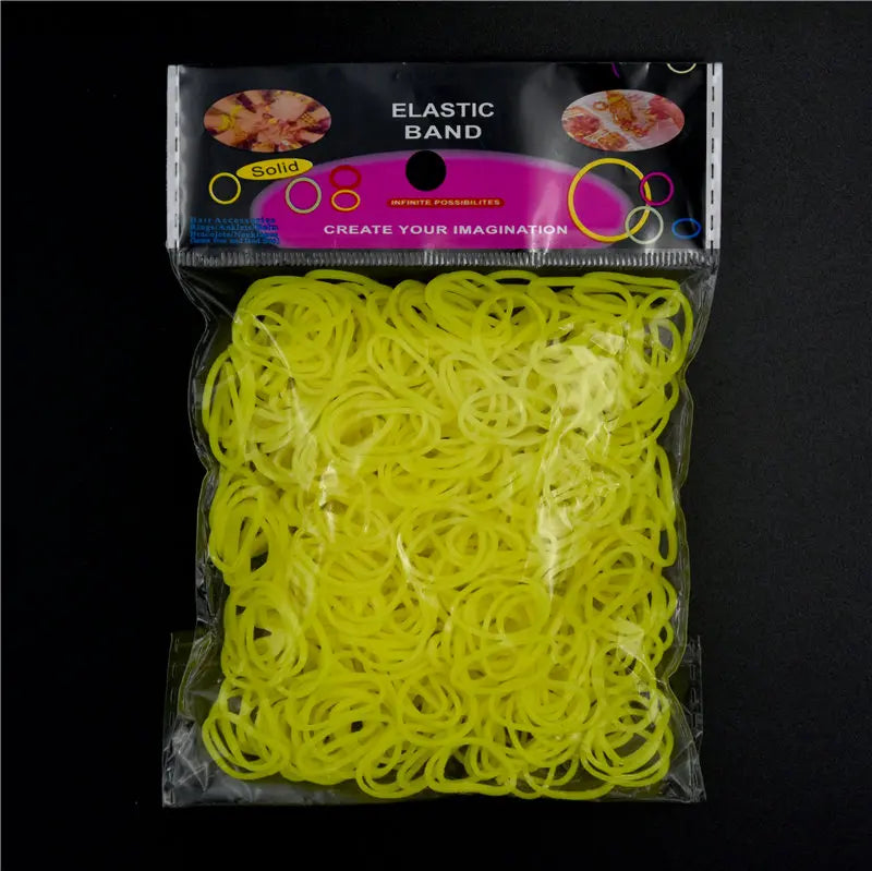 Pantone Color Western European Style Rubber Band Rainbow Knitting Machine Bracelets Loom Bands Arts & Crafts, DIY Toys