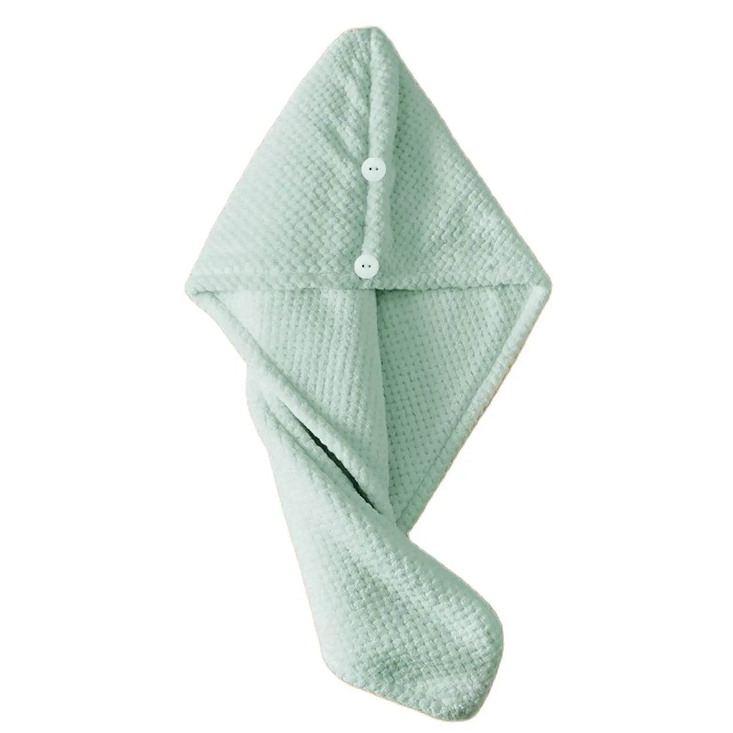 Alileader Microfiber Hair Towel Wrap Super Absorbent Turban Coral Velvet Hair Dry Hat Caps Hair Towels For Women Curly Long Hair - P12 Hub Europe