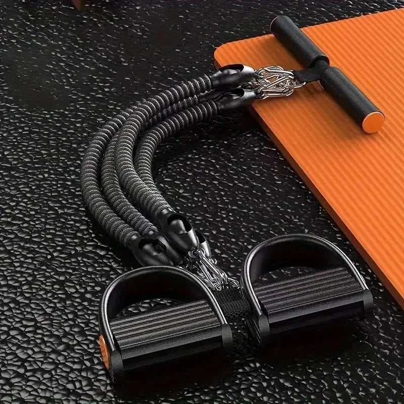 Pedal Tension Rope Elastic Resistance Band Home Fitness Equipment Abdominal Strength Training Core Workout Gear For Men Women