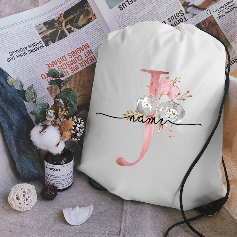 Custom Name Drawstring Backpack Large Capacity Sports Backpack Wear-resistant Gym Bag Lightweight Basketball Backpack Sport Bag