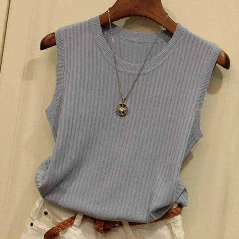 Sleeveless Blouse Women Shirt - P12 Hub Europe