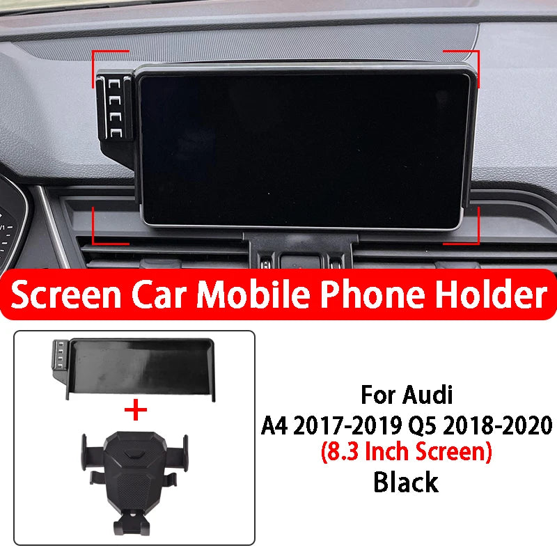 Special Screen Car Mobile Phone Holder For Audi A4 A5 Q5 7-10.1 Inch Screen GPS Navigation Holder Car Accessories