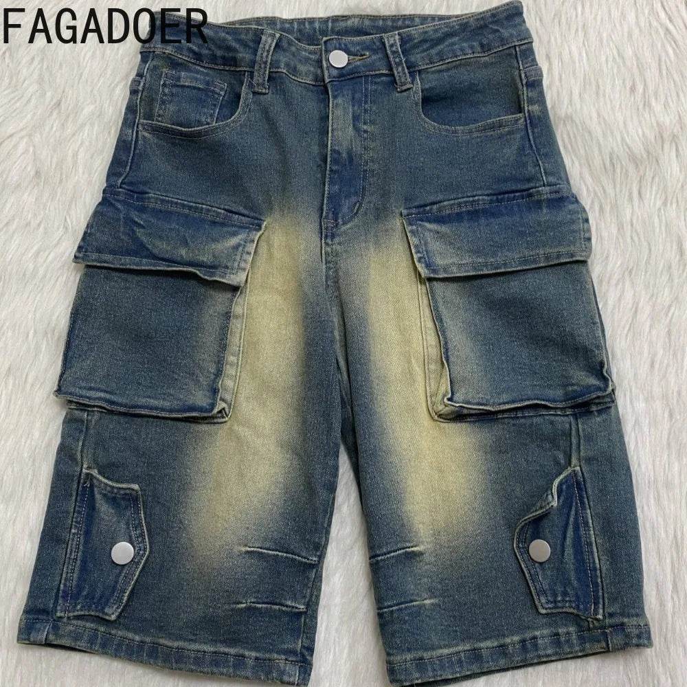 Retro Washed Women's Denim Shorts - P12 Hub Europe