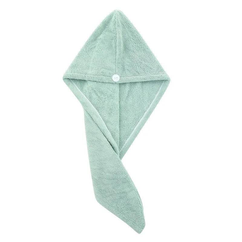 Fast Absorption Hair Drying Turban Hat Pineapple Coral Fleece Long Hair Drying Hat Towel 25x65cm - P12 Hub Europe