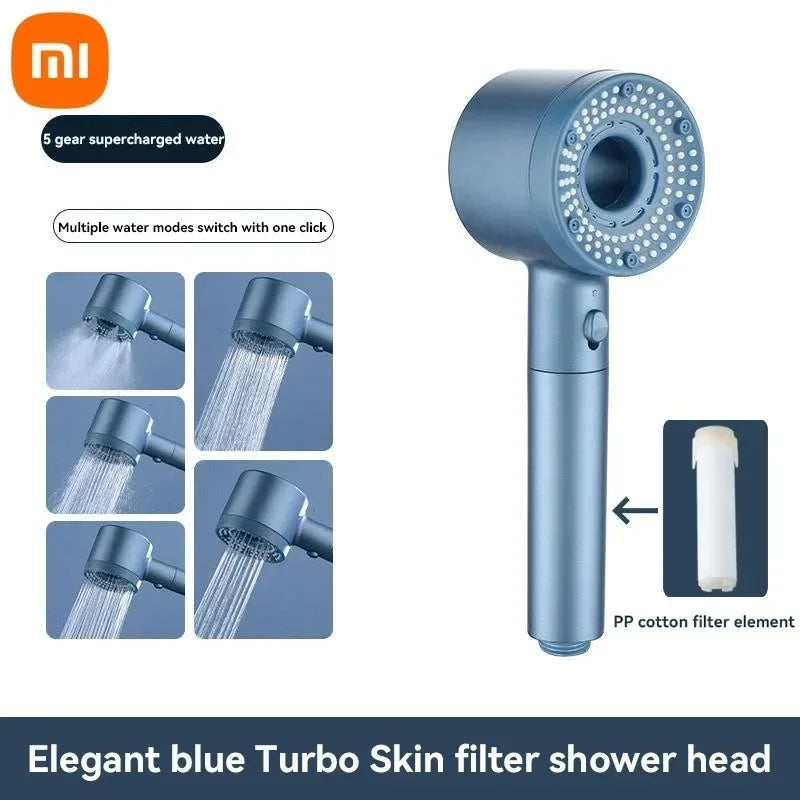 Xiaomi Mijia 5 Modes Shower Head High Pressure Showerhead Filter Rainfall Faucet Tap Bathroom Bath Home New Bathroom Accessories