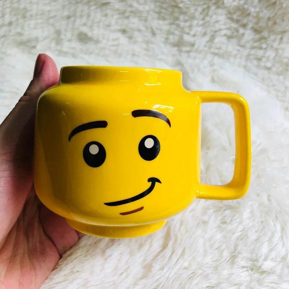 2025 Children Mug Cute Smiley Face Ceramic Mug, Ceramic Mug, Christmas Gift Funny Mug, Children's Drinking Cup Children's Cup - P12 Hub Europe