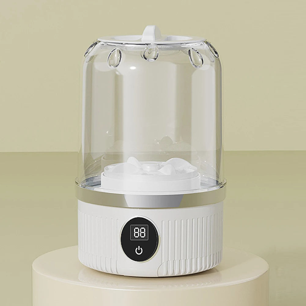 Wireless washing machine portable underwear cleaner 1L mini Socks Washing Machine Automatic Dehydratable Laundry Bucket