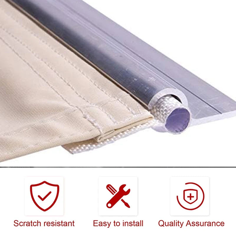 Car Accessories Campervan Motorhome Caravan Awning Rail C Channel 8 X 0.5m Strip With D/S Tape 400 Cm For Caravan Motorhome Part