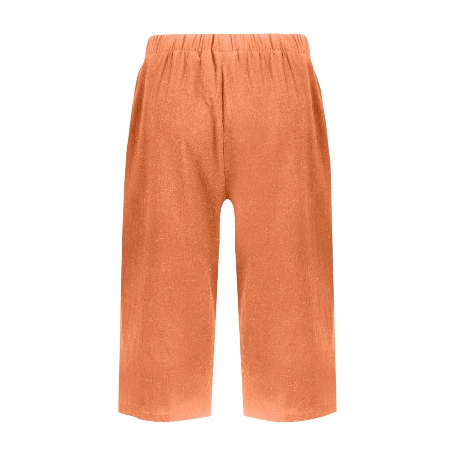 High Waist Solid Workout Capris - P12 Hub Europe
