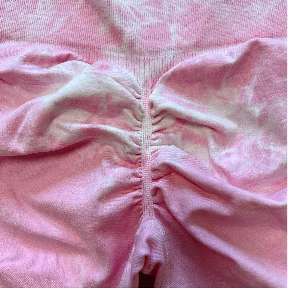 Women's Tie-Dye Scrunch Leggings - P12 Hub Europe