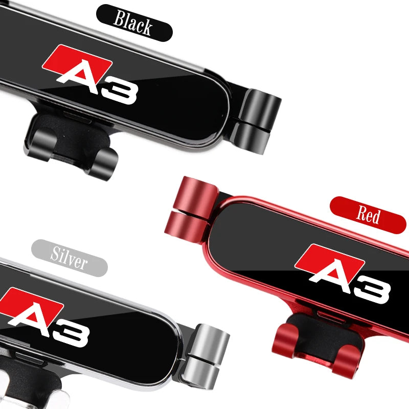 Car Mobile Phone Holder For Audi A3 S3 8V 2014-2025 Air Vent Mounts Stand GPS Gravity Navigation Bracket Car Accessories
