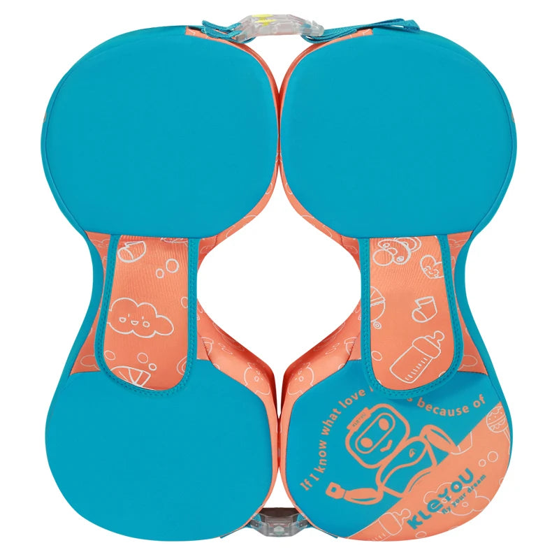 Baby Swimming Pool Floats Non-inflatable Underarm Buoyancy Ring with Safet Buckles