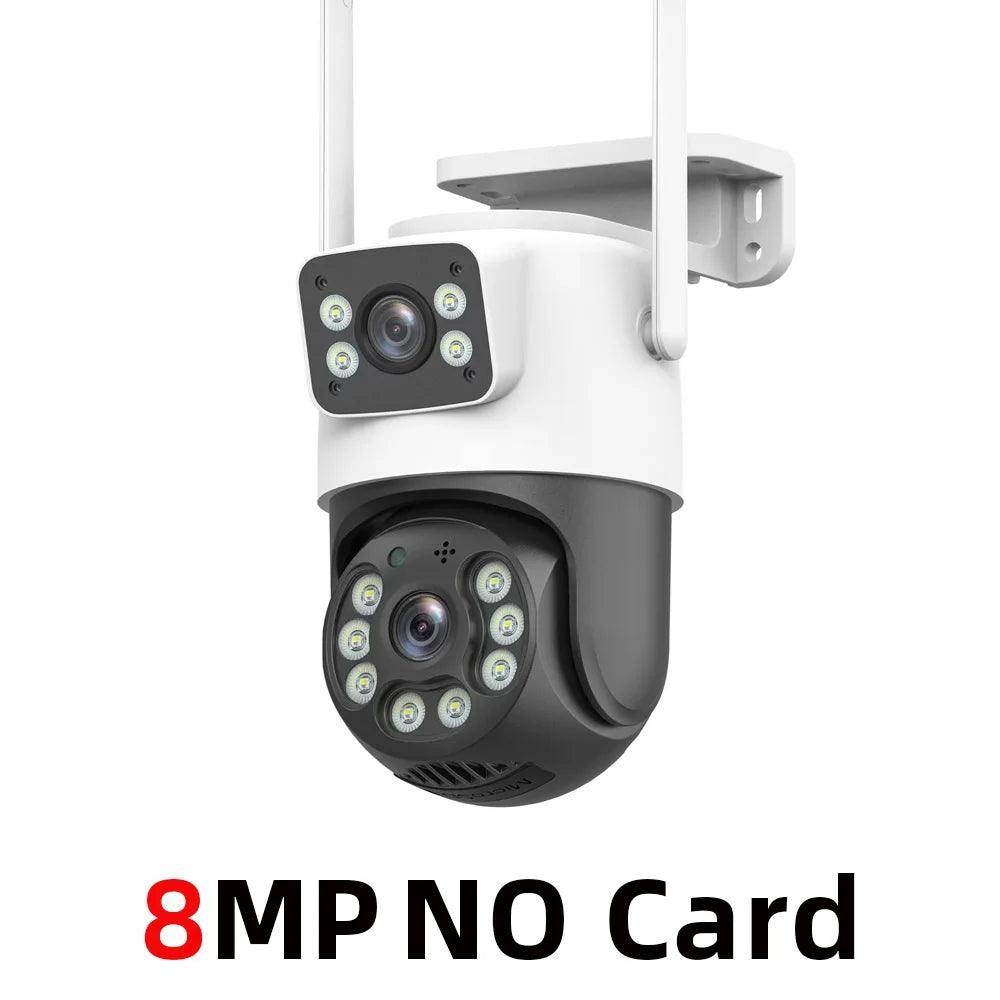 Outdoor Camera 4K 8MP Dual Lens AI Track, PTZ, Color Night - P12 Hub Europe
