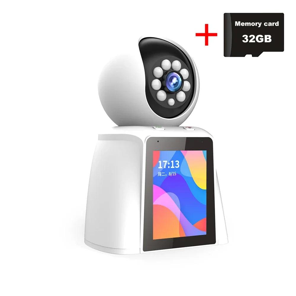 Baby Monitor 4MP Video Call, Auto Track, PTZ, 2.8" IPS - P12 Hub Europe