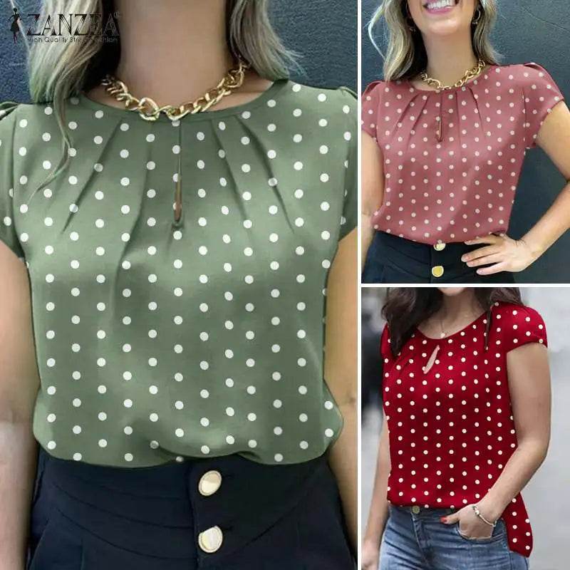 Women's Polka Dot Tunic - P12 Hub Europe