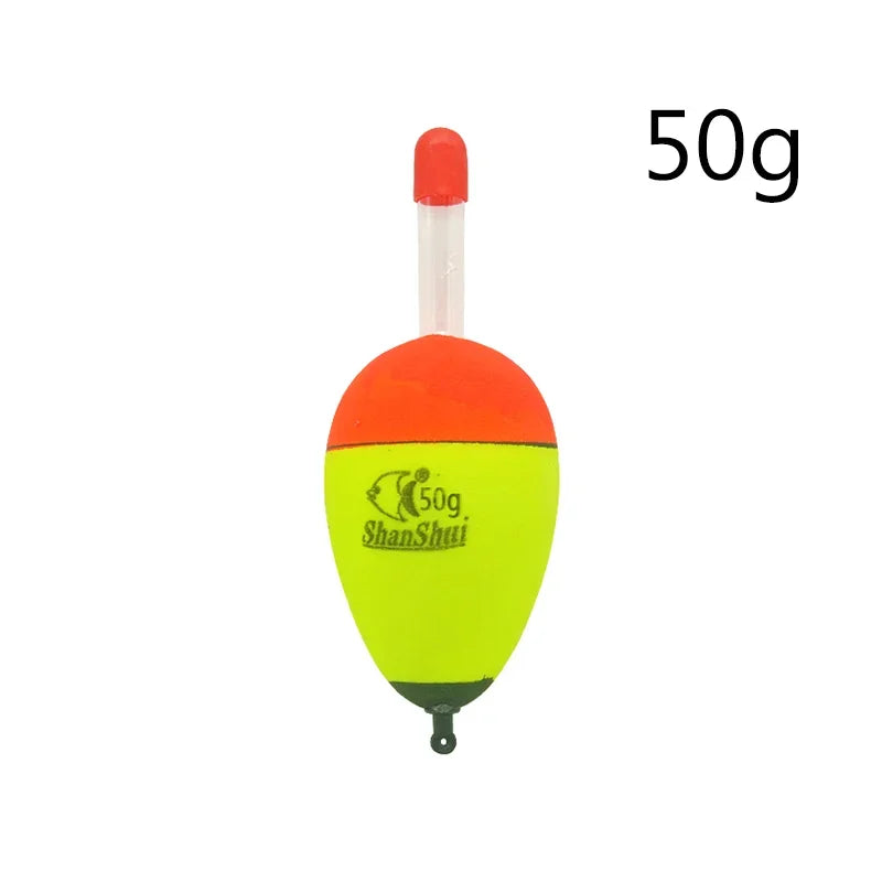 2/5/6Pcs EVA Luminous Fishing Night Float Light Stick Foam Plastic Bobber Sea Rock Fishing Floats Buoyancy Bobber