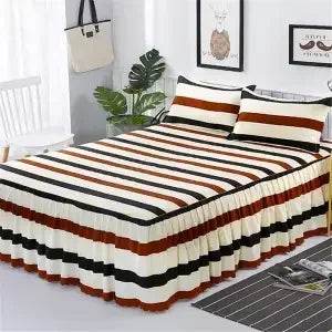 Stylish Single-piece Bed Circumference Skirt, Korean Version Bedspread & Coverlet, Fade-Resistant Design - P12 Hub Europe