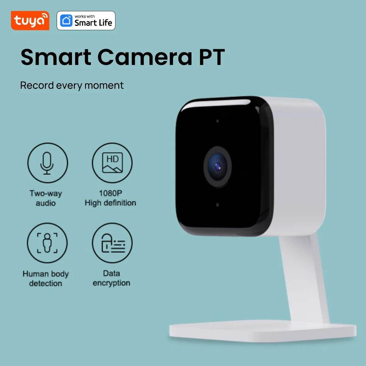 Indoor WiFi Camera 1080P 2MP, 2-Way Audio, Motion Track - P12 Hub Europe