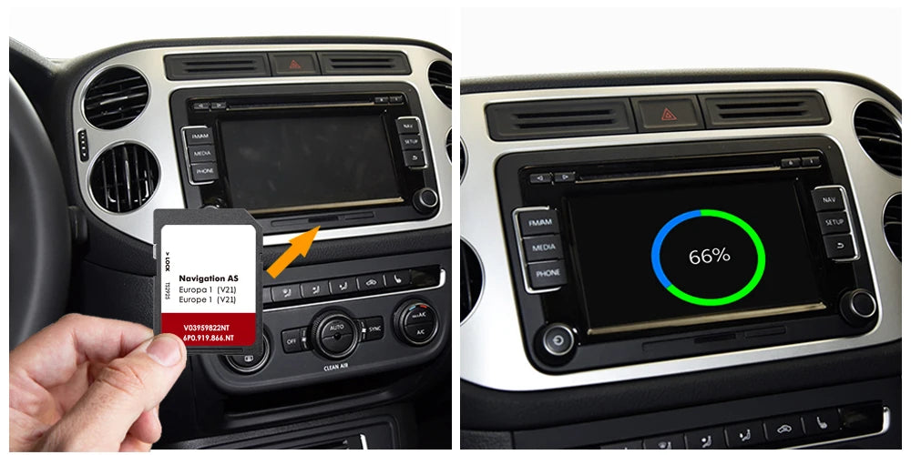 AS V21 Suitable for Seat Accessories GPS Navigation 32GB Memory SD Card Map Coverage Europe England Switzland Netherlands Spain