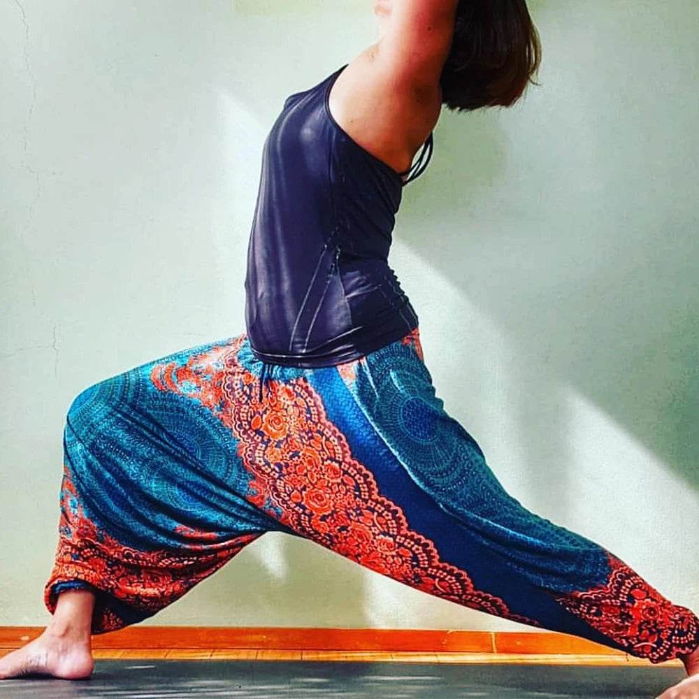 Women's Boho Harem Rayon Pants - P12 Hub Europe