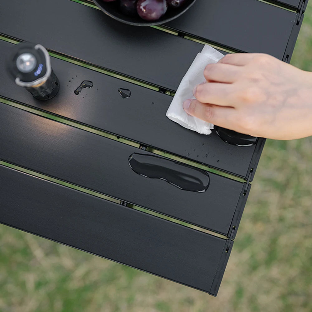 Ultralight Portable Folding Camping Table Foldable Outdoor Dinner Desk High Strength Aluminum Alloy For Garden Party Picnic BBQ