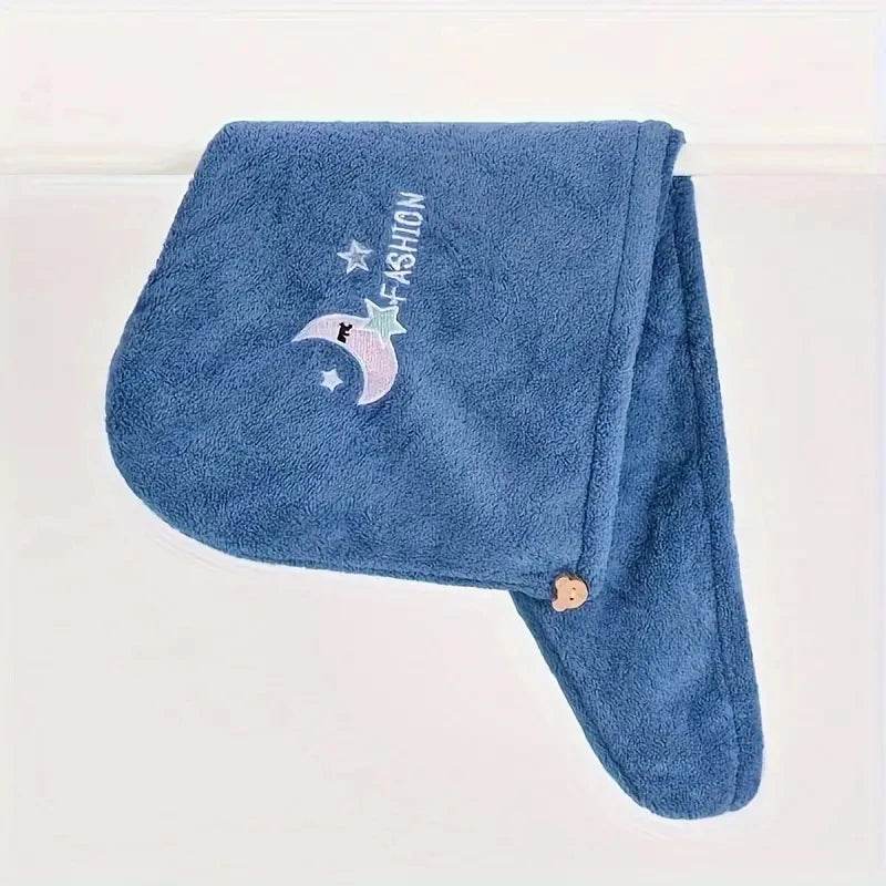 1pc Quickly Dry Hair Hat Super Absorbent Soft Bathroom Women Head Towels Girls Cute Hair Towel Hair Dry Wrap Bonnets - P12 Hub Europe