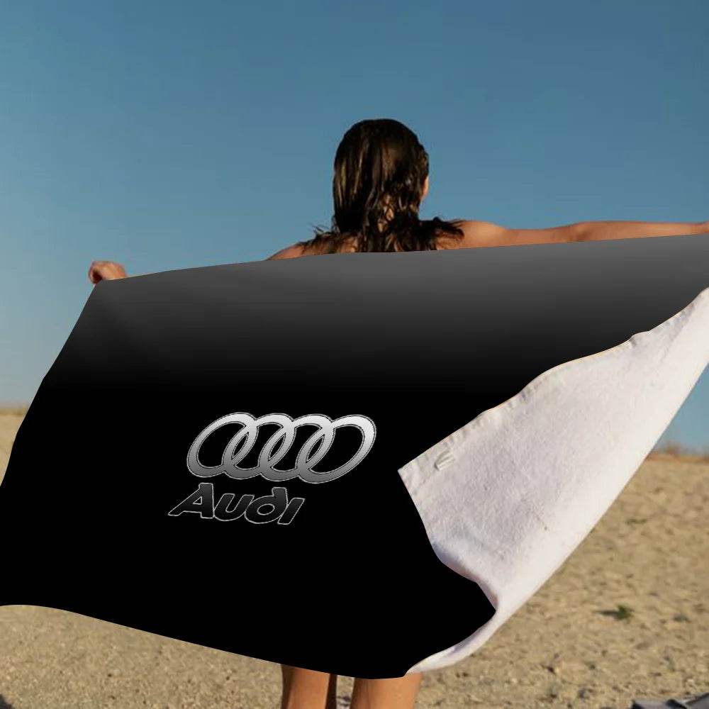 Car AA-Audis-logo Printed Big Microfiber Beach Towels Quick Dry Towel Sand Beach Towels Pool Towel for Travel Swim Pool Yoga - P12 Hub Europe
