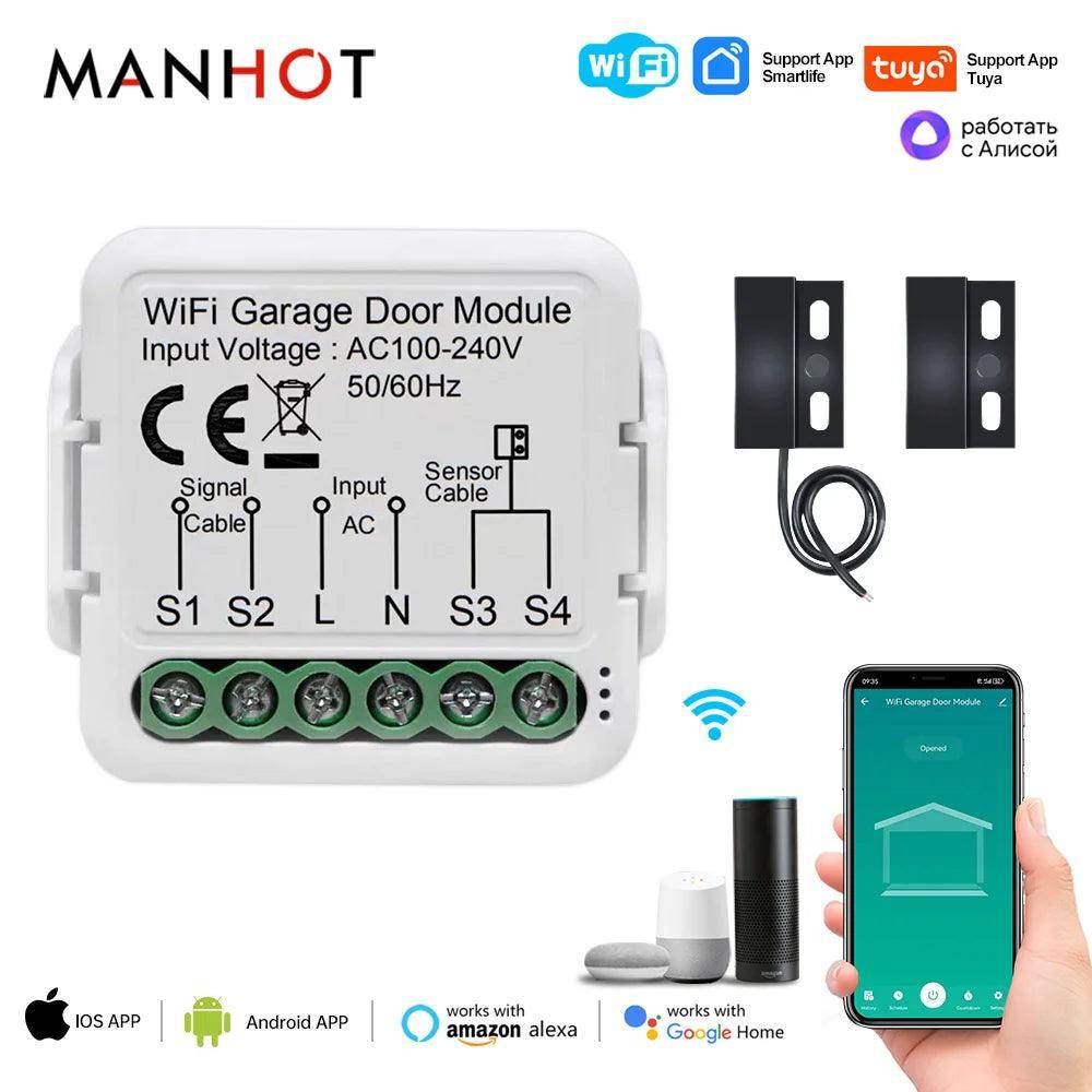 Garage Door Controller Alexa/Google, App, Timer, Share - P12 Hub Europe