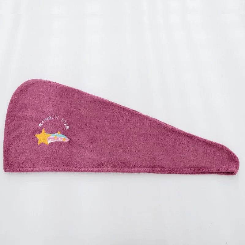 1pc Quickly Dry Hair Hat Super Absorbent Soft Bathroom Women Head Towels Girls Cute Hair Towel Hair Dry Wrap Bonnets - P12 Hub Europe
