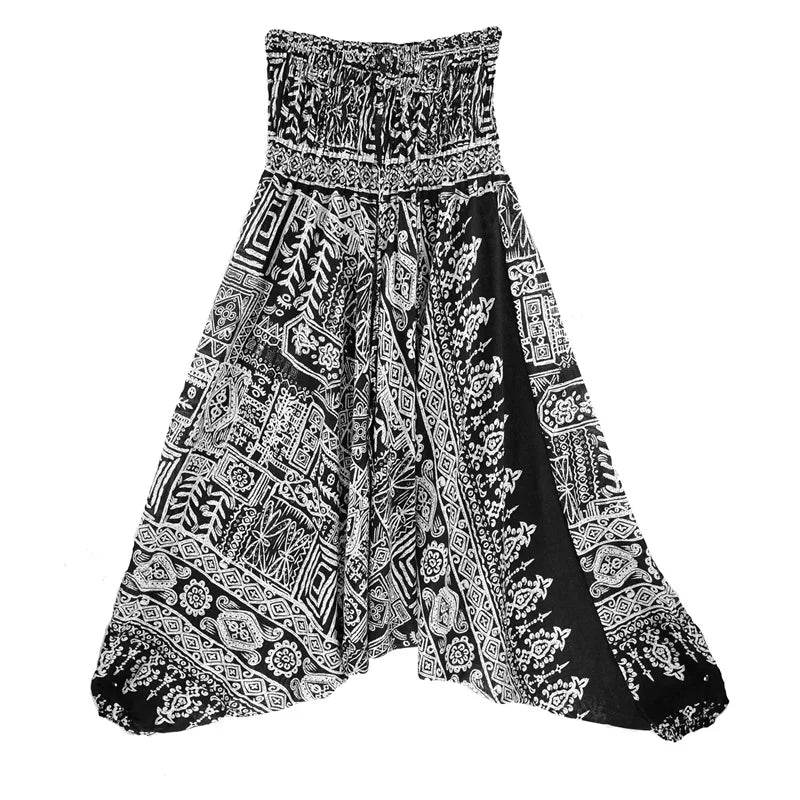 Women's Boho Harem Rayon Pants - P12 Hub Europe