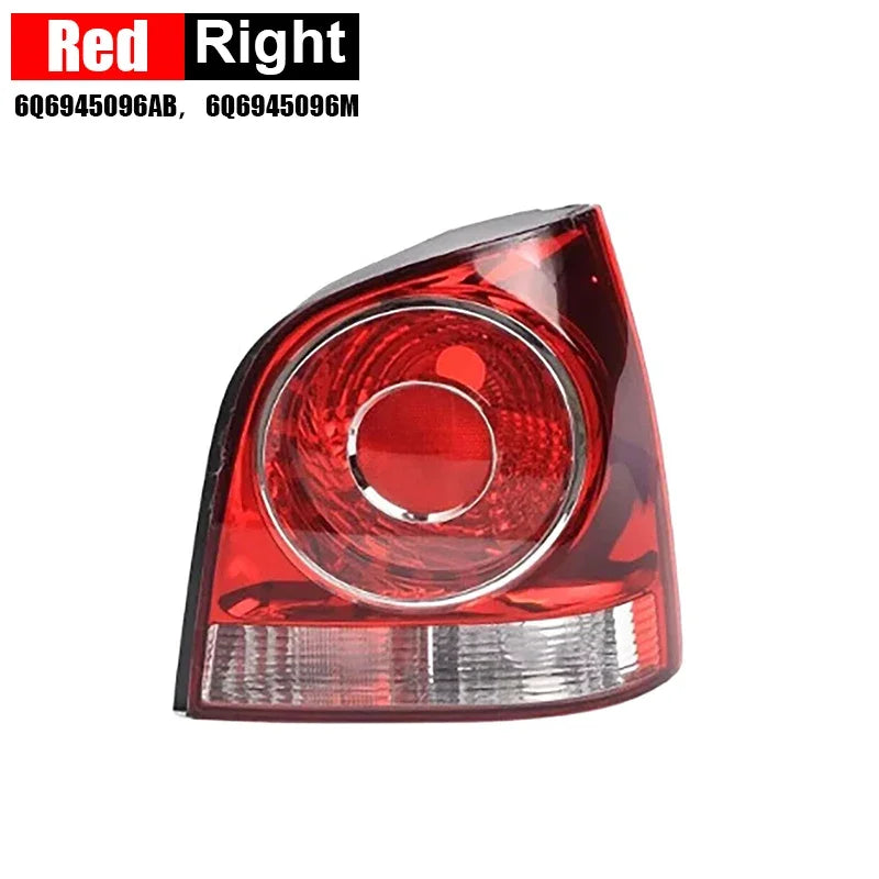 Tail Light Assembly Rear Bumper Brake Signal Light Fit For Volkswagen P'OLO 9N 9N3 Hatchback 2005-2010 6Q6945095AB, 6Q6945096AB