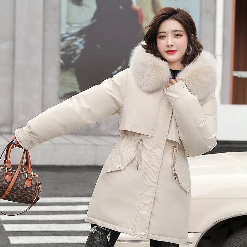 Slim Fur Collar Parka - P12 Hub Europe