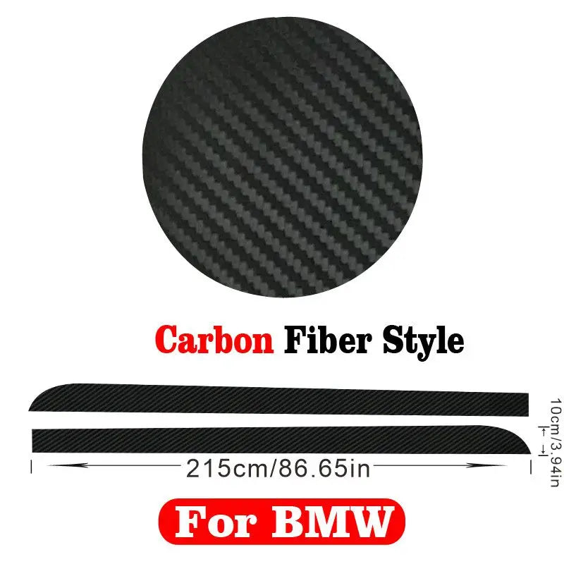 Car Sticker Car Door Body Side Skirt protect Decals For BMW 3 Series E21 E30 E36 E46 E90 E91 E92 E93 F30 F31 F34 F35 G20 G21 G28