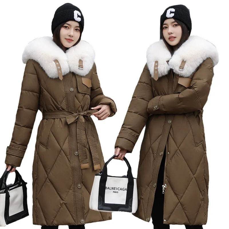 Long Slim Warm Winter Parka - P12 Hub Europe