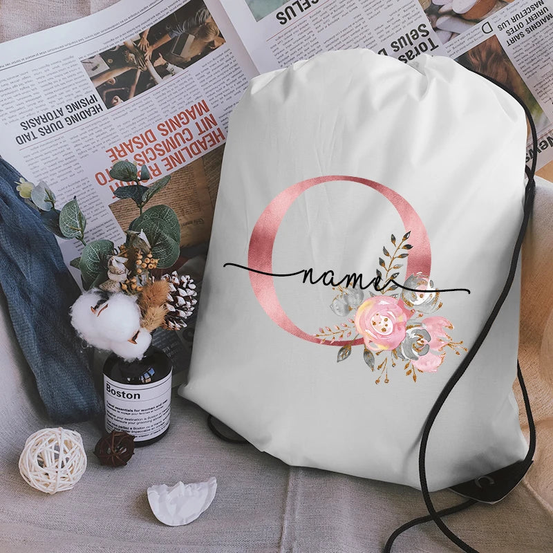 Custom Name Drawstring Backpack Large Capacity Sports Backpack Wear-resistant Gym Bag Lightweight Basketball Backpack Sport Bag