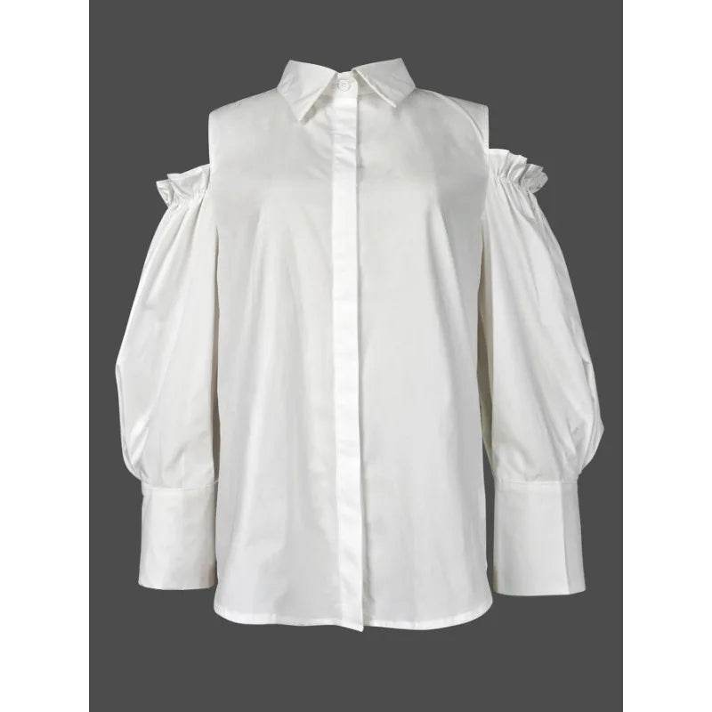 Modigirl Women's Cold Shoulder Blouse - P12 Hub Europe