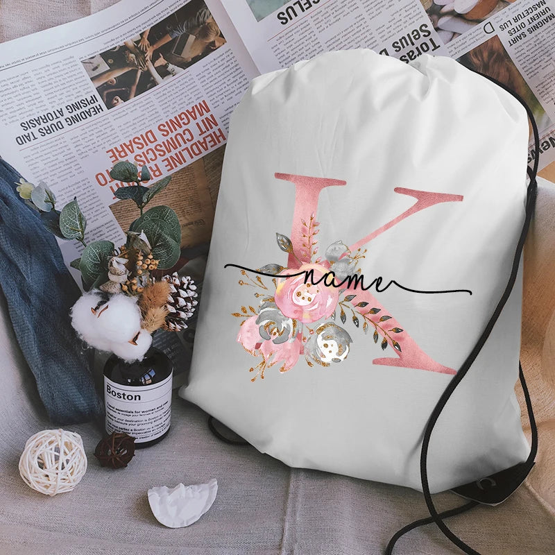 Custom Name Drawstring Backpack Large Capacity Sports Backpack Wear-resistant Gym Bag Lightweight Basketball Backpack Sport Bag