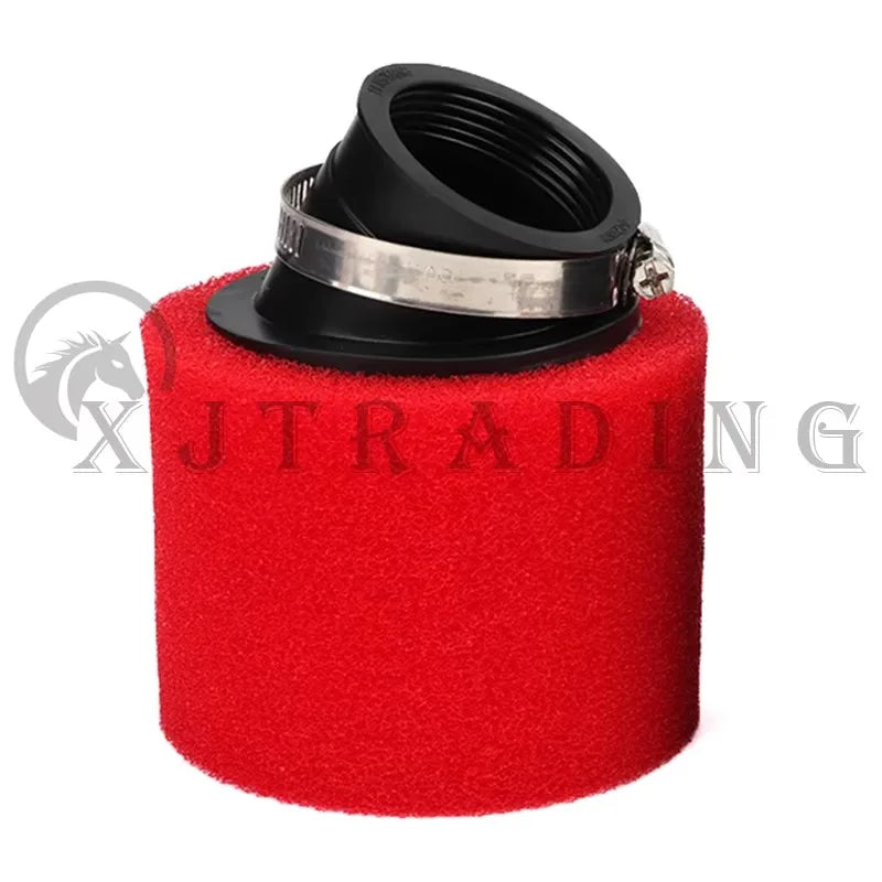 Foam Air Filter 35mm 38mm 42mm 45mm 48mm 50mm 60mm Sponge Cleaner Moped Scooter Dirt Pit Bike Motorcycle Black and Red