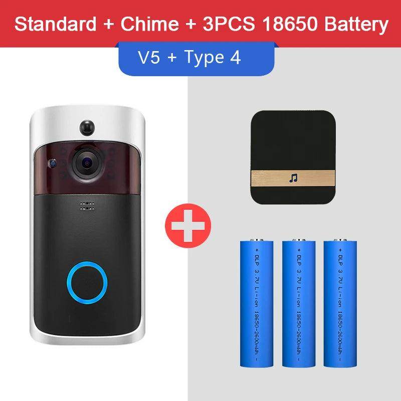 Video Doorbell HD WiFi | Motion Detect, 2-Way Audio - P12 Hub Europe