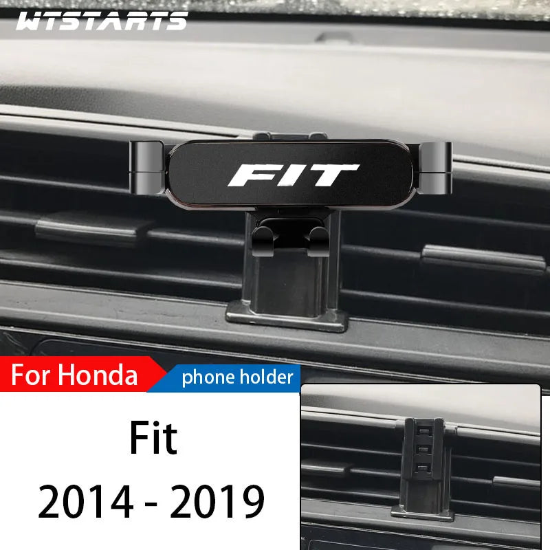 Car Phone Holder Mount Stand For Honda Fit 2008-2022 Adjustable GPS Navigation Mobile Phone Bracket Car Lnterior Accessories