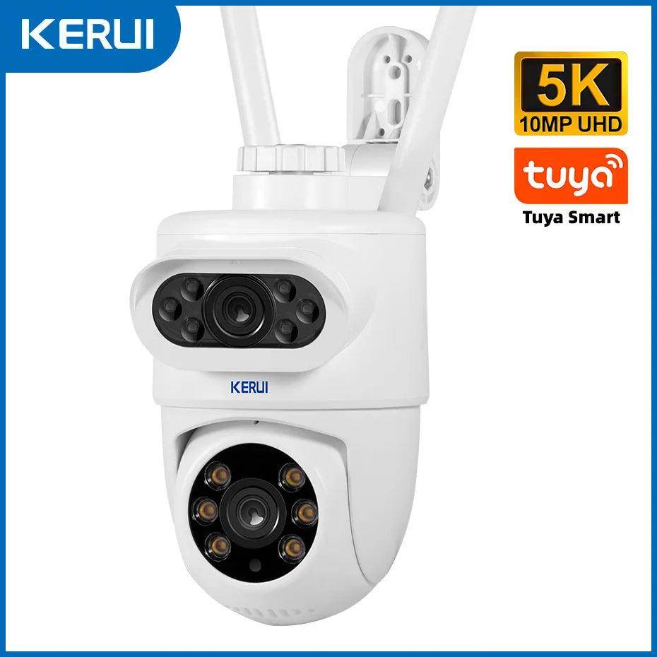 Outdoor Camera Tuya 4K/5K PTZ Dual Lens, AI Motion, Color Night - P12 Hub Europe