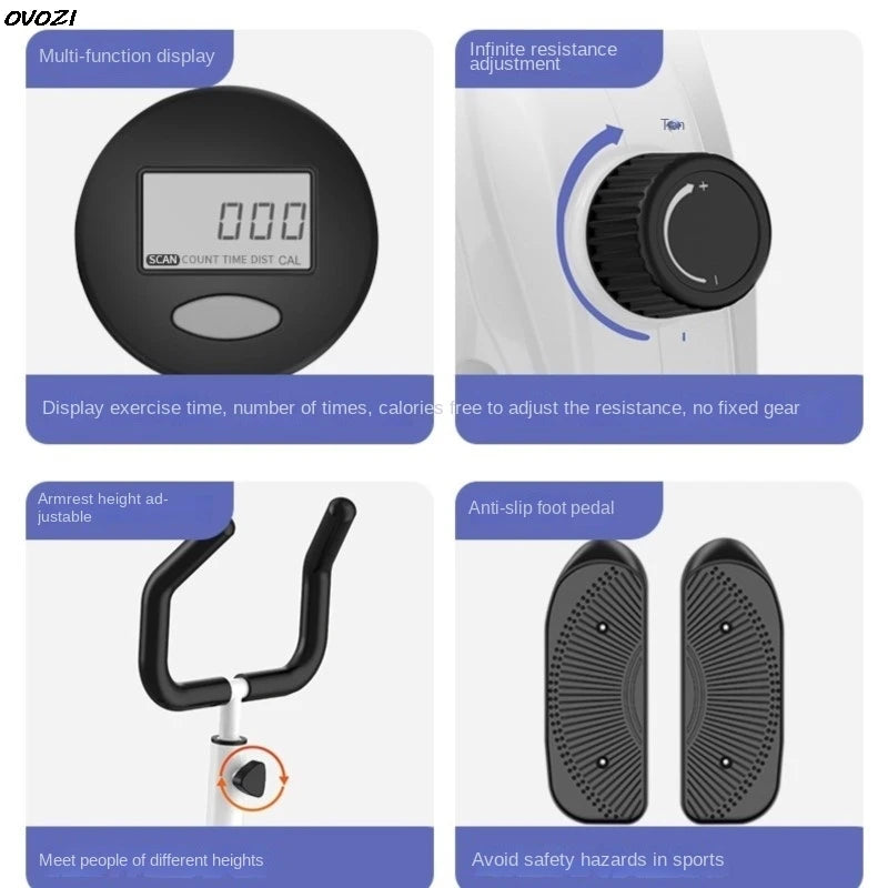 OVOZI Elliptical Machine Home Fitness Equipment Indoor Silent Mini Step Machine Running Mountaineering Spacewalk Steppers