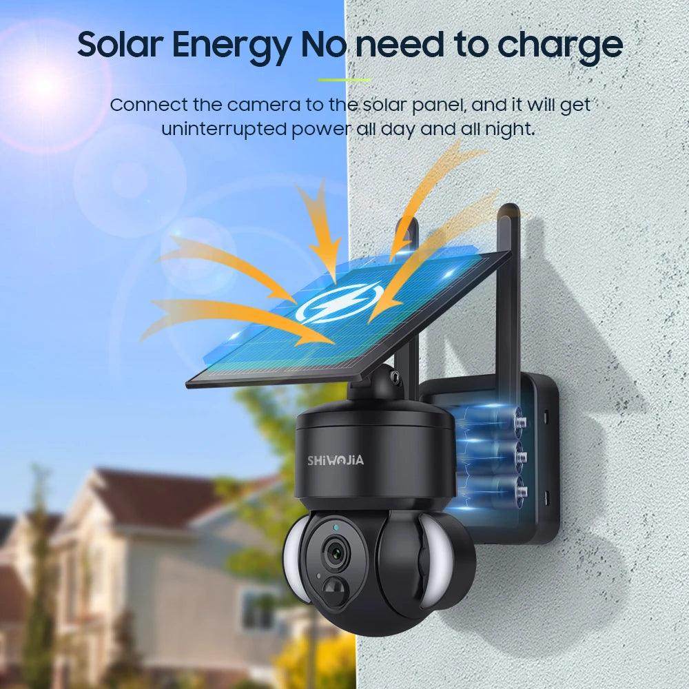 Outdoor Camera 4G Solar Wireless PTZ - P12 Hub Europe